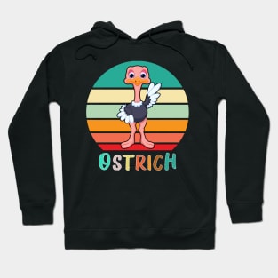 Vintage Retro Ostrich Hoodie